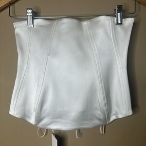WILFRED CASTLE SATIN BUSTIER OFF WHITE/CREAM